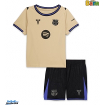 Barcelona Bortedraktsett Barn 2025-26 Kortermet (+ Korte bukser)